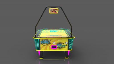 Airhockey Comic yellow Afbeelding